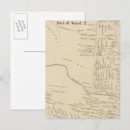 Keene, Ward 2 Briefkaart (Voorkant / Achterkant)