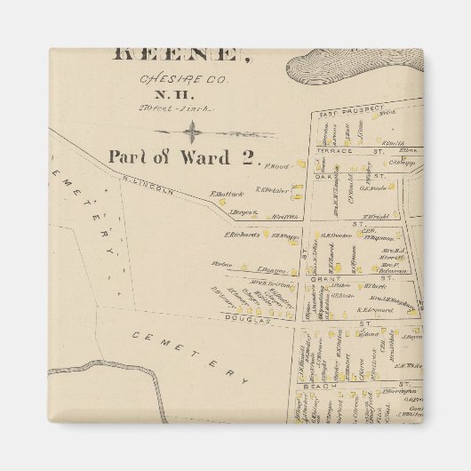 Keene, Ward 2 Magneet (Voorkant)