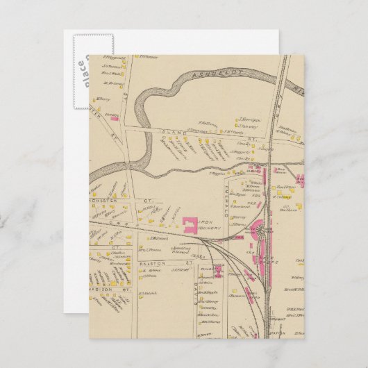 Keene, Ward 5 Briefkaart (Voorkant / Achterkant)