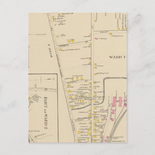 Keene, wijk 12 briefkaart (Voorkant)