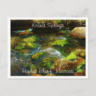 Keener Springs Poplar Bluff, Missouri Briefkaart