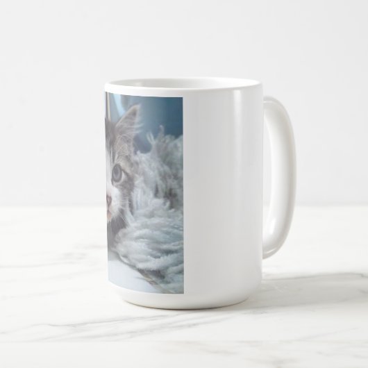 Keeno Floof Stare Coffee Mok (Voorkant rechts)