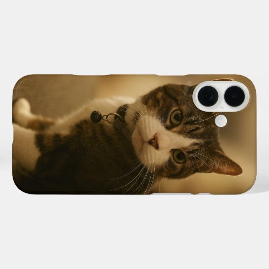 Keeno Golden Gaze iPhone 16 Hoesje (Achterkant (horizontaal))