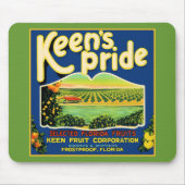 Keen's Pride Frostproof Florida Label Muismat (Voorkant)