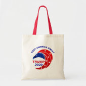 Keep America Great Trump 2020 American Eagle Tote Bag (Voorkant)