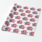 Keep America Great Trump 2020 Cadeaupapier (Uitgerold)