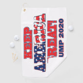 Keep America Great Trump 2020 Golfhanddoek (Insitu)