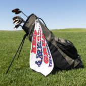 Keep America Great Trump 2020 Golfhanddoek (Groen)