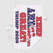 Keep America Great Trump 2020 Golfhanddoek (Insitu)