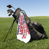 Keep America Great Trump 2020 Golfhanddoek (Groen)