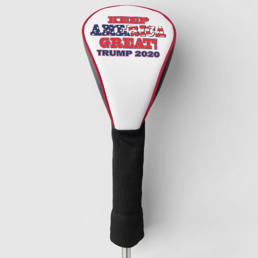 Keep America Great Trump 2020 Golfheadcover (Voorkant)