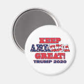 Keep America Great Trump 2020 Magneet (Voorkant / Achterkant)