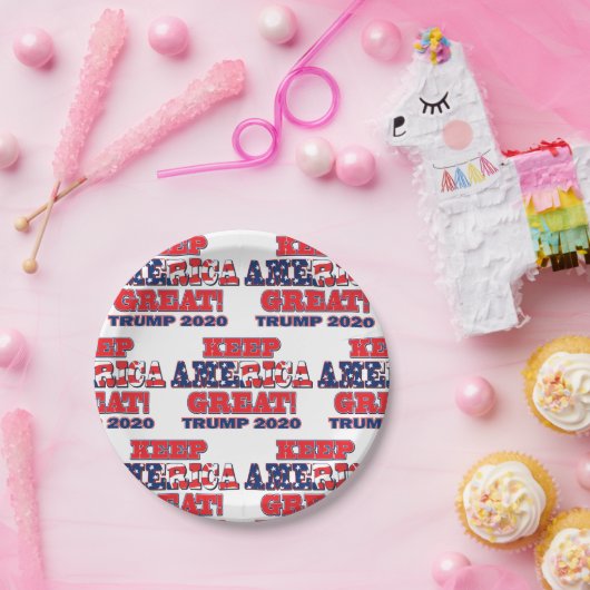 Keep America Great Trump 2020 Papieren Bordje (Feest)