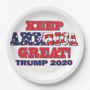 Keep America Great Trump 2020 Papieren Bordje