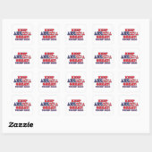 Keep America Great Trump 2020 Vierkante Sticker (Vel)