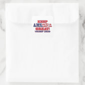 Keep America Great Trump 2020 Vierkante Sticker (Tas)