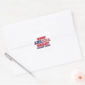 Keep America Great Trump 2020 Vierkante Sticker (Envelop)