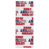 Keep America Great Trump 2020 Wijn Cadeautas (Voorkant)