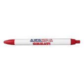 Keep America Great Trump 2020 Zwarte Inkt Pen (Voorkant)