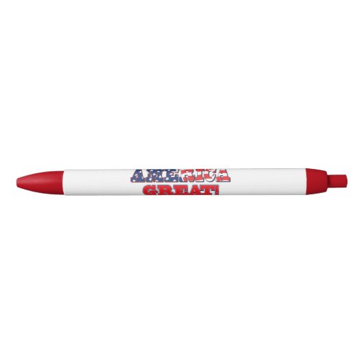 Keep America Great Trump 2020 Zwarte Inkt Pen (Voorkant)