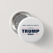 Keep America Great Trump 2024 Ronde Button 3,2 Cm (Voorkant /achterkant)