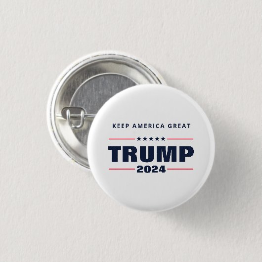 Keep America Great Trump 2024 Ronde Button 3,2 Cm (Voorkant /achterkant)