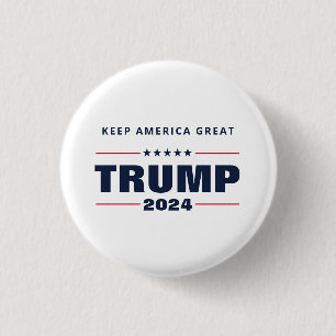 Keep America Great Trump 2024 Ronde Button 3,2 Cm
