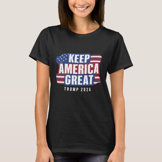 Keep America Great – Trump 2024 T-shirt (Voorkant)