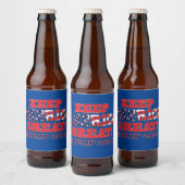 Keep America - Trump 2020 Bier Etiket (Flessen)