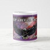 Keep America - Trump 2020 Grote Koffiekop (Voorkant)