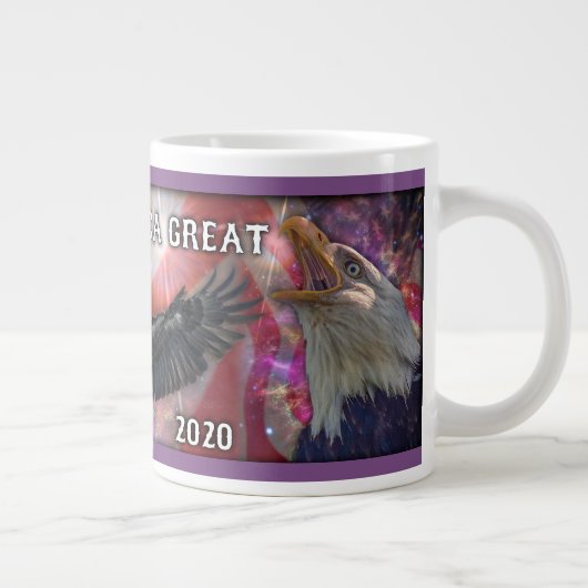 Keep America - Trump 2020 Grote Koffiekop (Rechts)