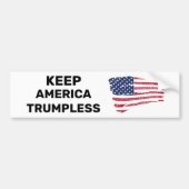 Keep America Trumpless Bumpersticker (Voorkant)