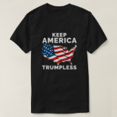 KEEP AMERICA TRUMPLESS T-shirt (Design voorkant)