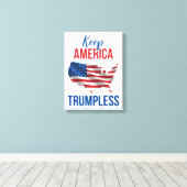 Keep America Trumpless V Canvas Afdruk (Insitu (Houten vloer))
