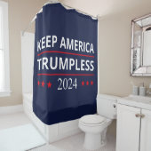 Keep America Trumpless VII Douchegordijn (In situ)