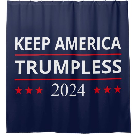 Keep America Trumpless VII Douchegordijn (Voorkant)