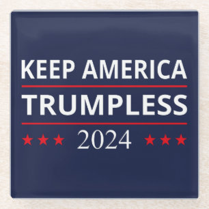 Keep America Trumpless VII Glazen Onderzetter