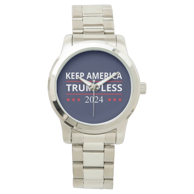 Keep America Trumpless VII Horloge (Voorkant)