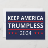 Keep America Trumpless VII Kaart (Voorkant)