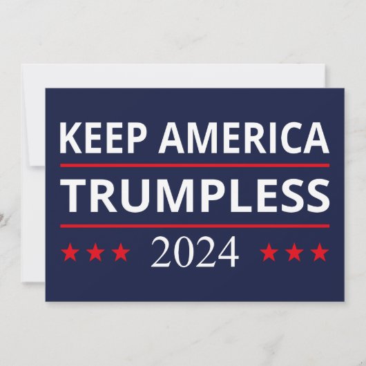 Keep America Trumpless VII Kaart (Voorkant)