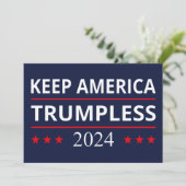 Keep America Trumpless VII Kaart (Staand voorkant)