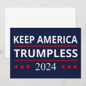 Keep America Trumpless VII Kaart (Voorkant / Achterkant)