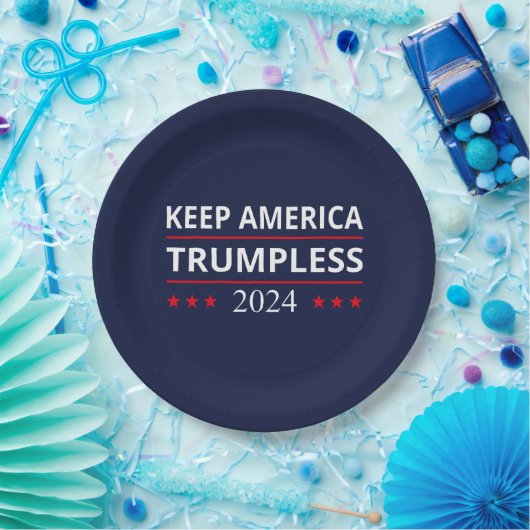 Keep America Trumpless VII Papieren Bordje (Feest)