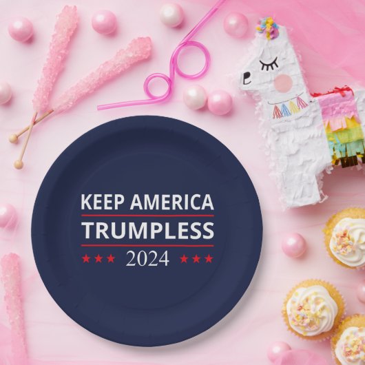 Keep America Trumpless VII Papieren Bordje (Feest)