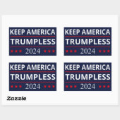 Keep America Trumpless VII Rechthoekige Sticker (Vel)