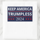 Keep America Trumpless VII Rechthoekige Sticker (Tas)