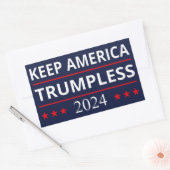 Keep America Trumpless VII Rechthoekige Sticker (Envelop)