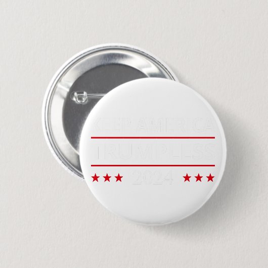 Keep America Trumpless VII Ronde Button 5,7 Cm (Voorkant /achterkant)