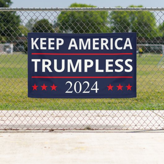 Keep America Trumpless VII Spandoek (Insitu)