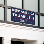 Keep America Trumpless VII Spandoek (Buitenkant Gebouw)